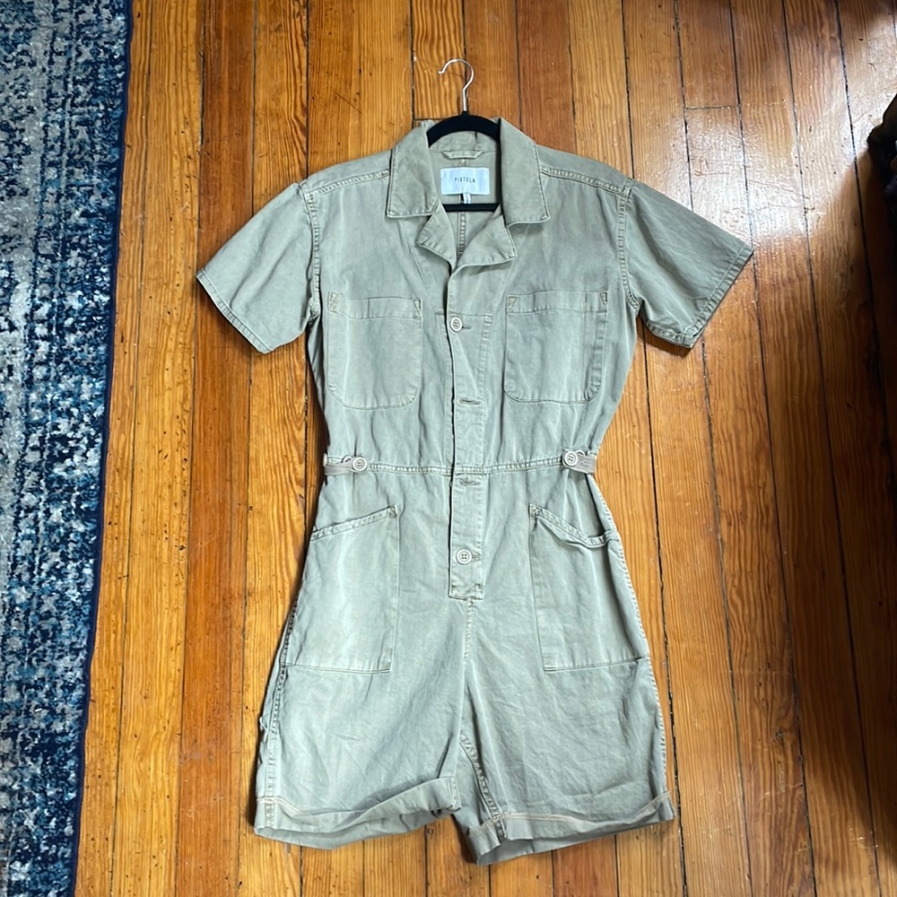 Pistola Grover Utility Jumpsuit Romper